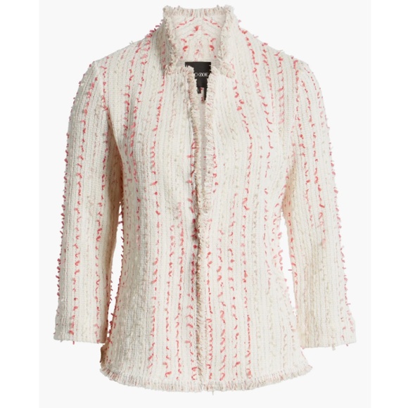 NIC + ZOE Spring Fringe Tweed Jacket - PM - Picture 5 of 14